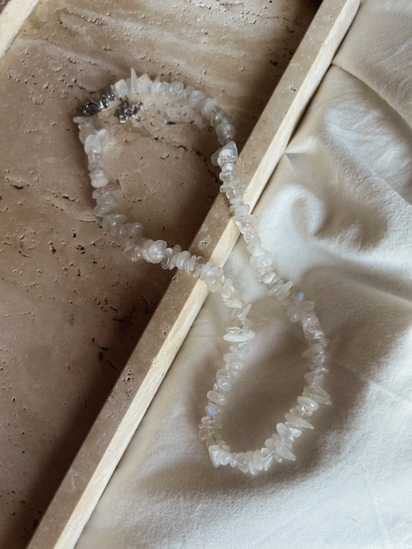 collana Chips Nic - Pietra di Luna